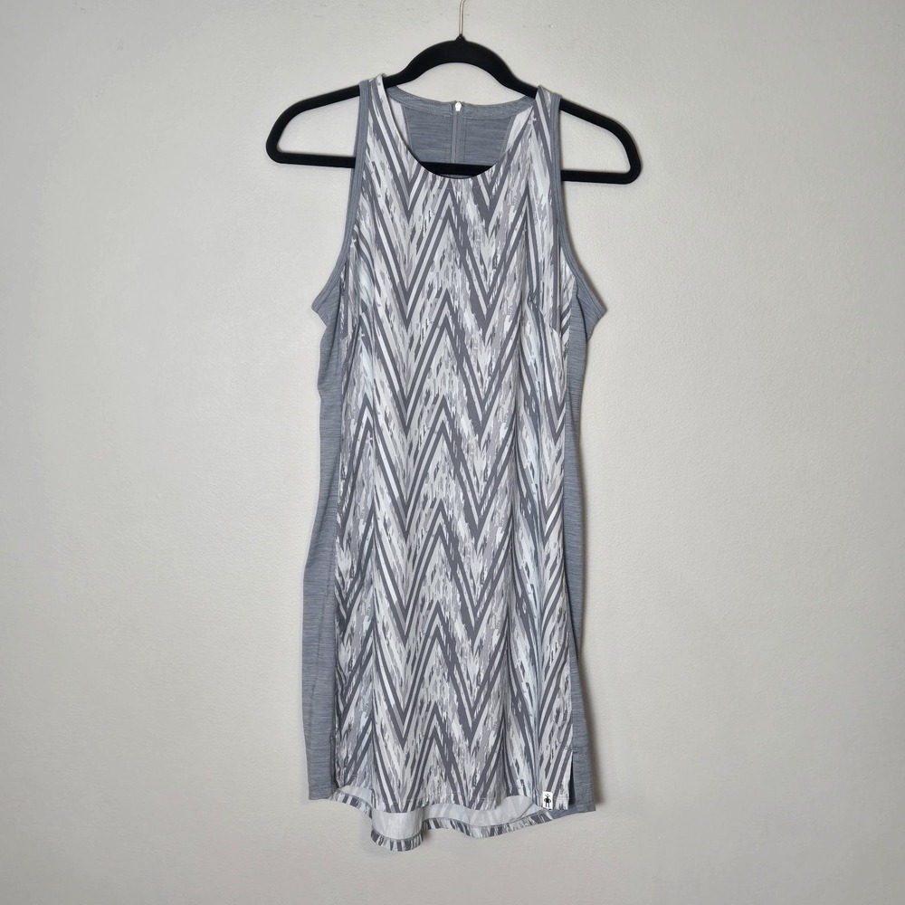 Smartwool Merino Wool Sport Tank Dress Gray Women's Medium Versatile Sporty